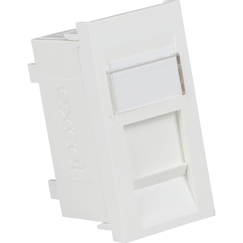 Excel Cat5e (FTP) Screened Euromod RJ45 Module White - Industrial ...