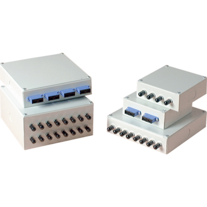 Excel Enbeam LC Patch Box 2 Port Quad (8-Core) Multimode 110mm x 110mm ...