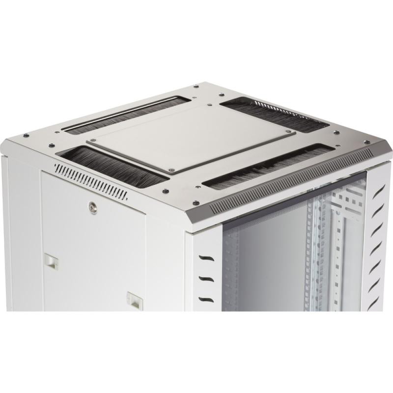 Environ CR600 24U Rack 600x800mm Glass (F) Steel (R) B/Panels No/Mgmt ...